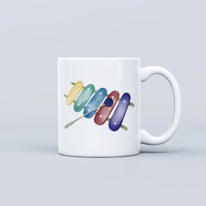 Music Theme Ceramic Mug - Xylophone