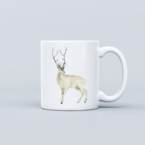Prairie Animal Theme Ceramic Mug - Deer