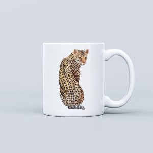 Prairie Animal Theme Ceramic Mug - Cheetah