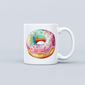 Dessert Themed Ceramic Mug - Donut