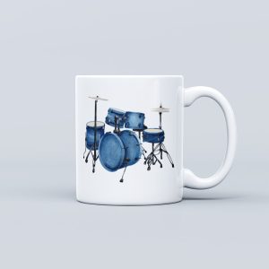 Music Theme Ceramic Mug - Drums
